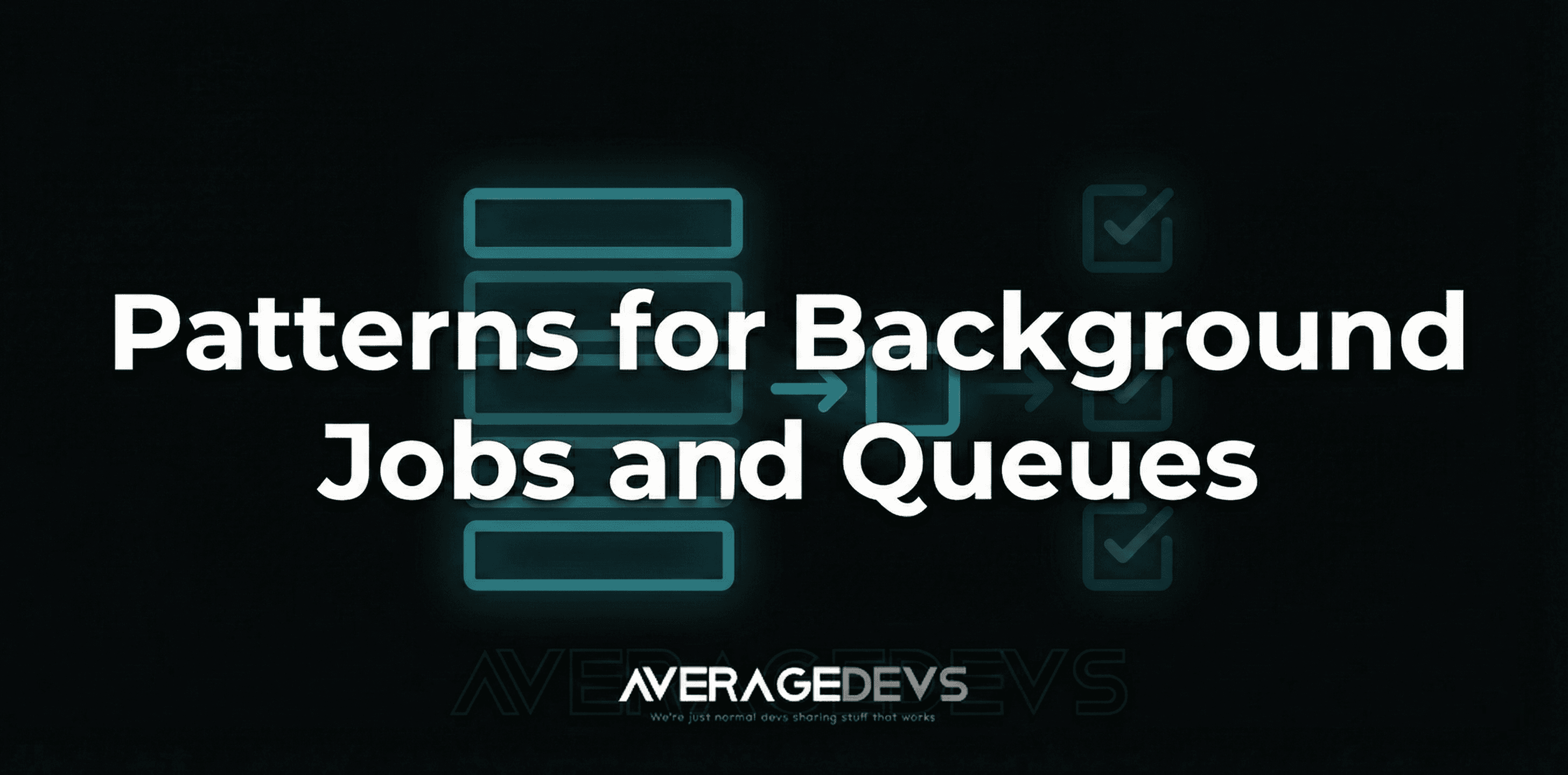 Patterns for Background Jobs and Queues in Web Apps