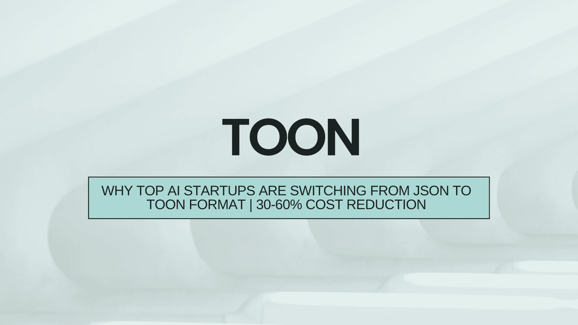 TOON: A Token Efficient JSON Alternative for LLMs